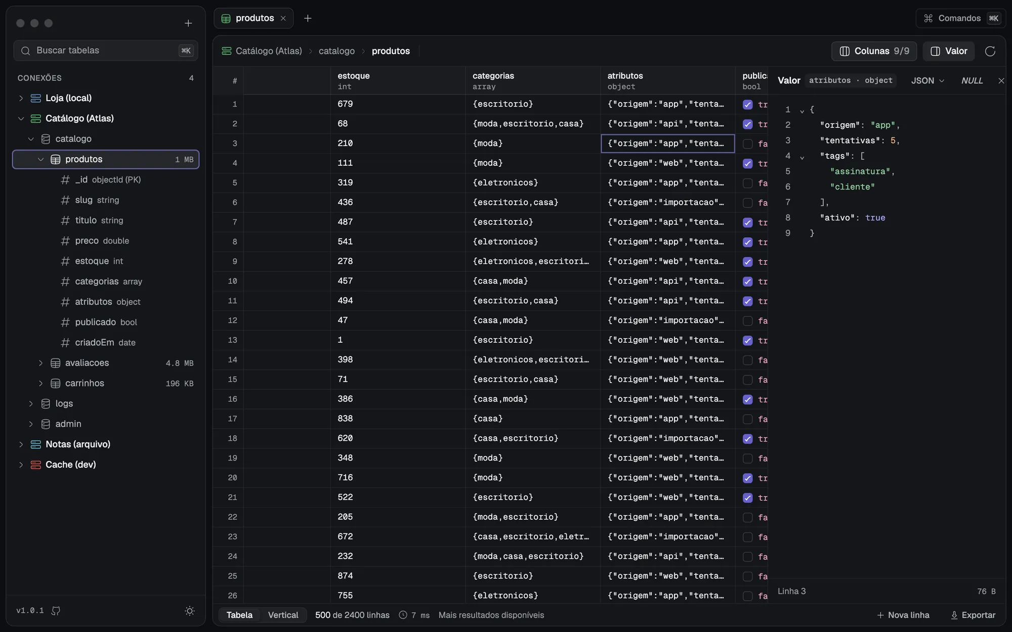 Octapus DB — MongoDB